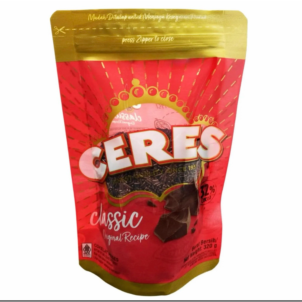 Indonesia Ceres  Chocolate Sprinkle Classic , 320 gram