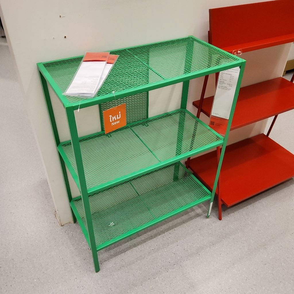 [ สินค้าใหม่ ] ชั้นวางของ, เขียวสด BAGGEBO ขนาด 60x30x80 ซม.