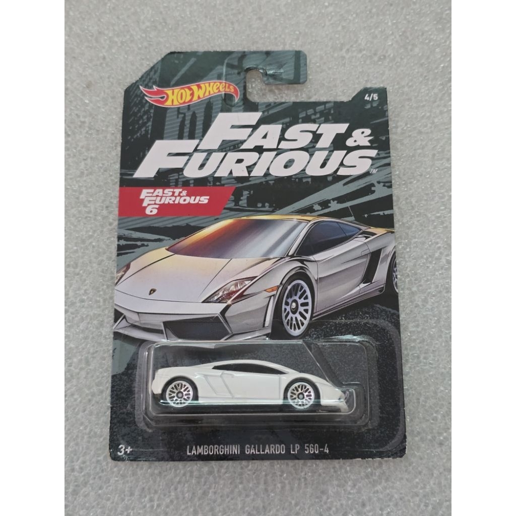 Hotwheels lamborghini gallardo lp 560-4 fast & furious