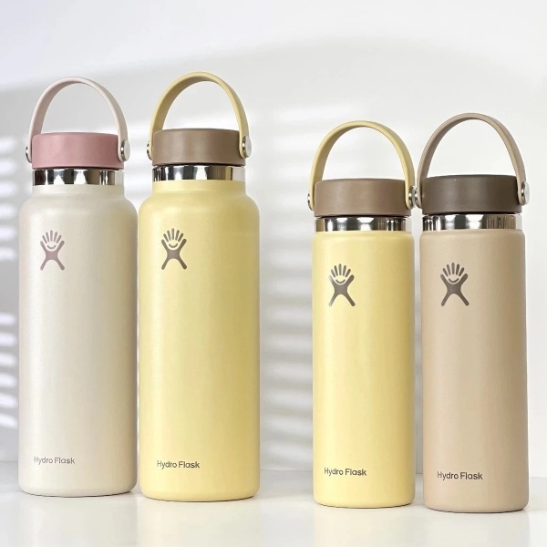 HYDRO FLASK - 20OZ 32OZ 40OZ แก้วน้ําสูญญากาศ รักษาความเย็น/ความร้อน พกพาง่าแตนเลส304