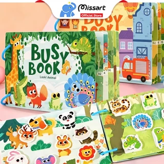 Busy Book Quiet Book หนังสือกิจกรรม หนังสือเสริมพัฒนาการ หนังสือฝึกสมอง ของเล่นเสริมพัฒนาการ