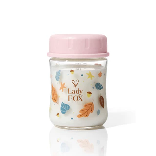 Lady Fox !! ขวดเก็บน้ำนม PPSU สีชา ขนาด 5 ออนซ์