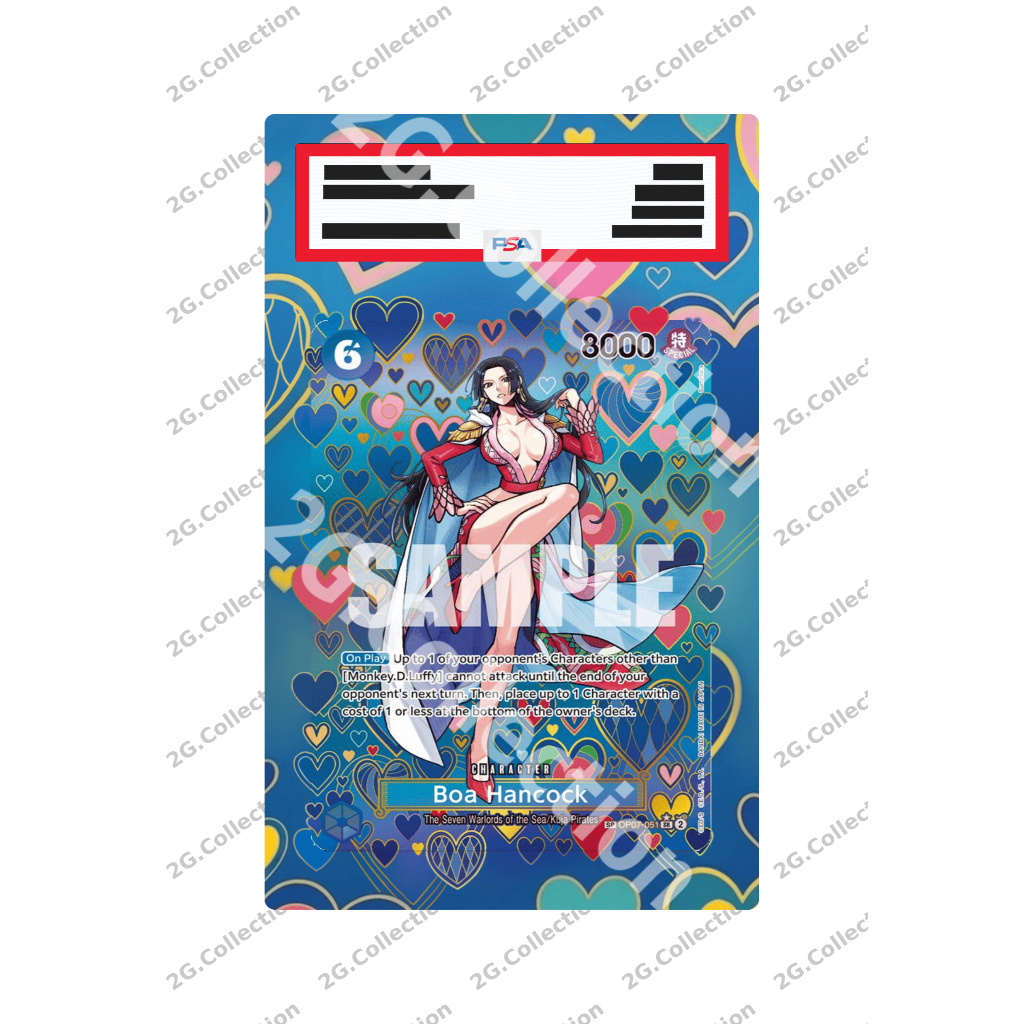 Full-Art Boa Hancock OP07-051 (เฉพาะตัว Art ไม่รวมการ์ดและกรอบ)