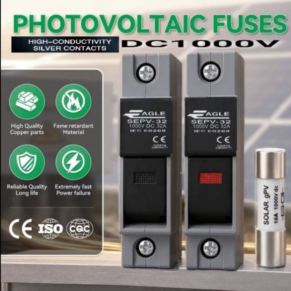 FUSE HOLDER ฐานฟิวล์ DC 1000 V 32 A  ~ SOLAR CELL