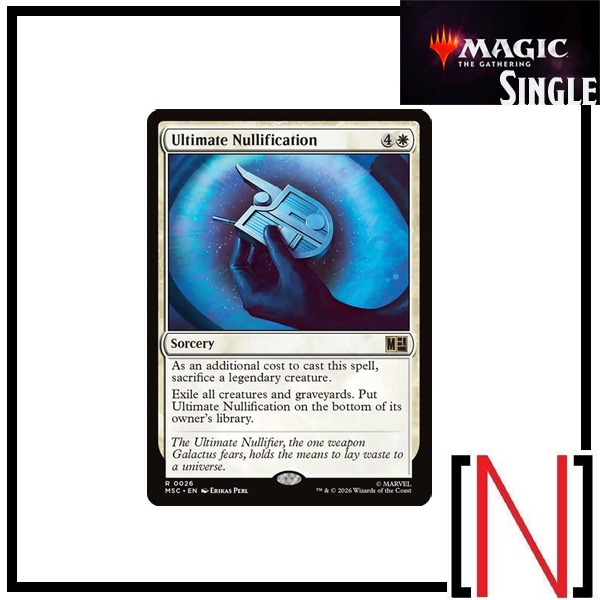 [MTG][Single][MSC] Ultimate Nullification ระดับ Rare [ภาษาอังกฤษ]