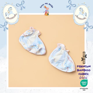Soul me bebe/Premium bamboo ถุงเท้า Newborn Socksใยไผ่สุดนิ่ม อ่อนโยนต่อผิว