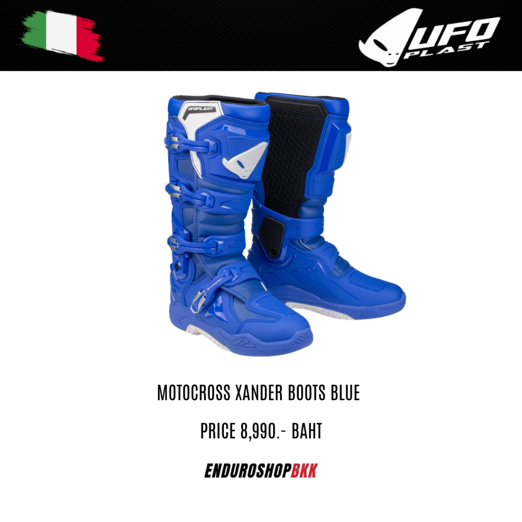รองเท้าบูท UFO MOTOCROSS XANDER BOOTS BLUE