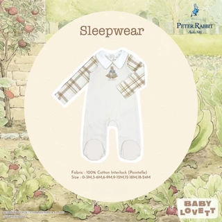 (ส่งด่วน) BabyLovett ชุดนอน ชุดรอมเปอร์ Peter Rabbit™ ผ้านุ่มสบาย สำหรับเด็ก 0-24 เดือน
