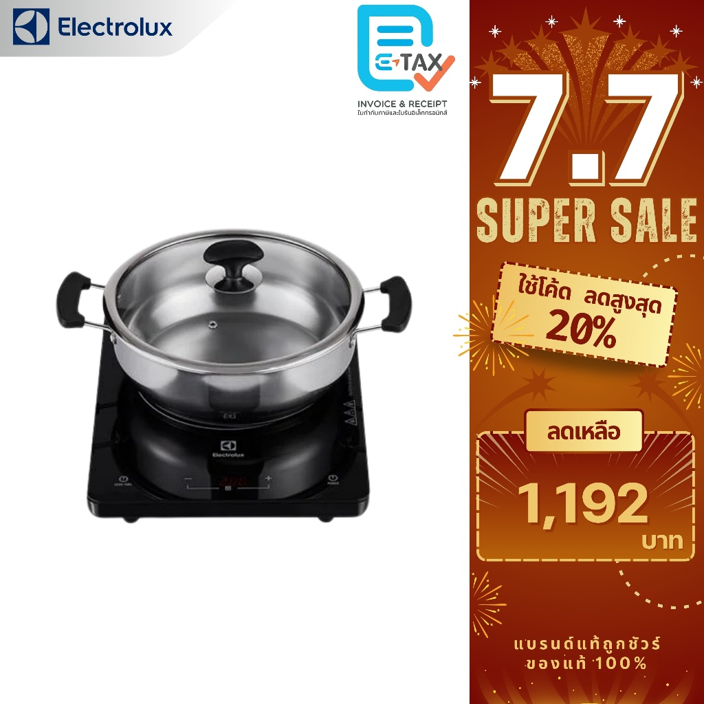 ELECTROLUX เตาแม่เหล็กไฟฟ้า รุ่น ETD29KC