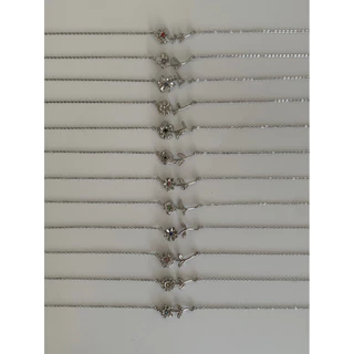 สร้อยสเตนเลสสตีล สร้อยประจำเดือนเกิด HER OBJECTIVE_HER BIRTH FLOWER NECKLACE