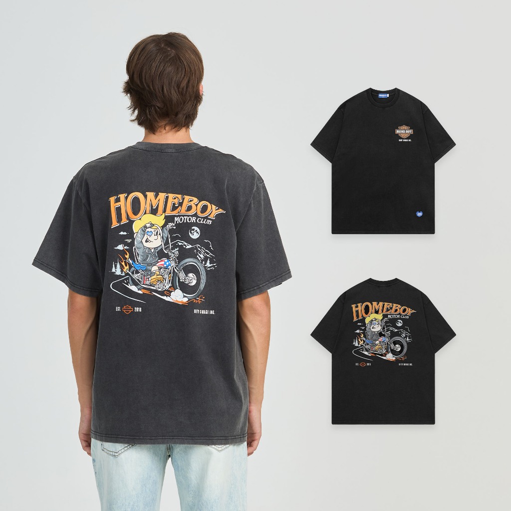 HOMEBOY เสื้อOVERSIZE  HB.MAX.HAROY   คอตตอน100% ใส่ได้ทุกวัน