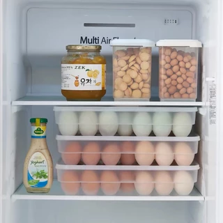 Goody Home กล่องใส่ไข่ กล่องเก็บไข่ Egg Storage บรรจุได้ 34 ฟองให้ไข่สดนานขึ้น วางซ้อนได้