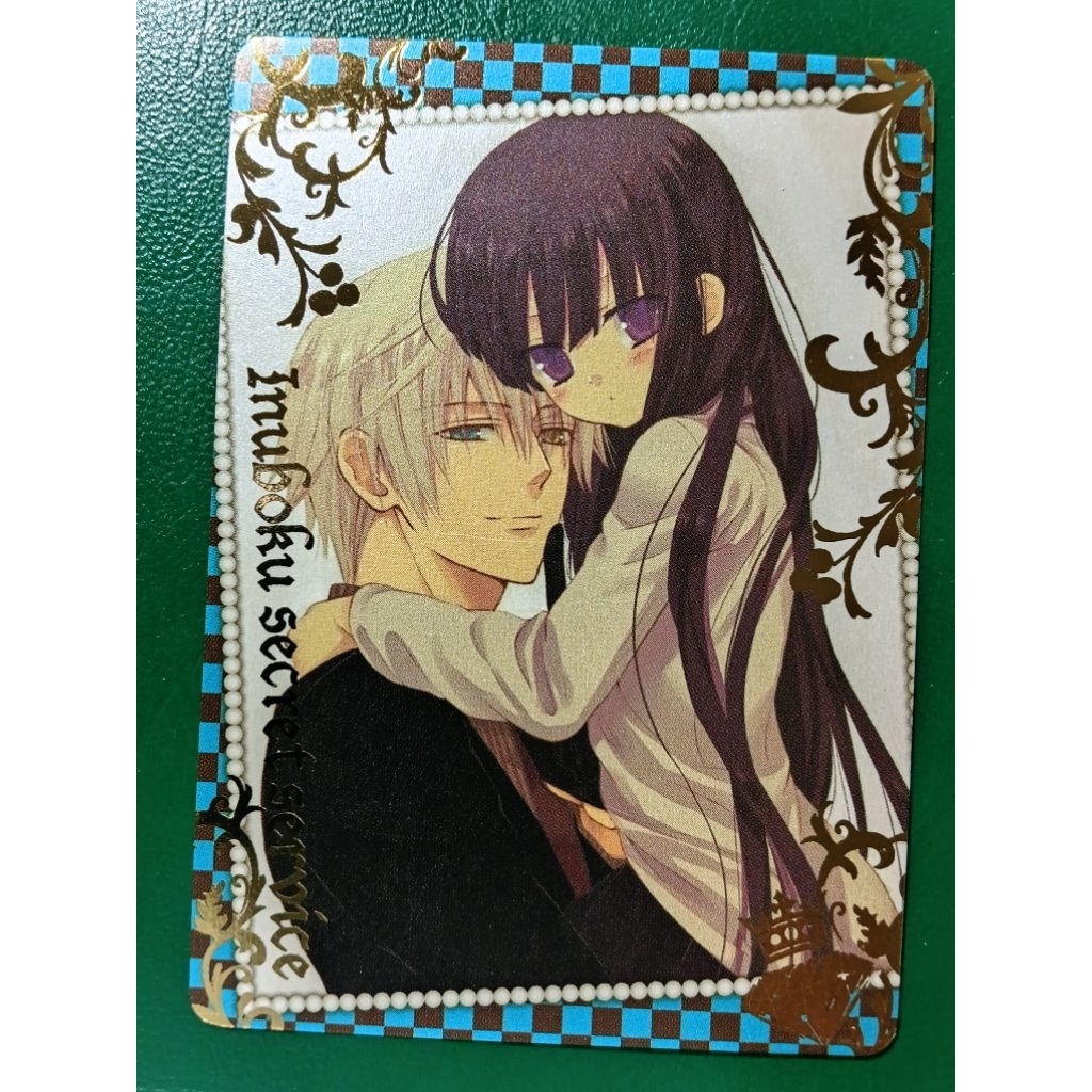 การ์ดสะสม Inu x Boku SS รหัส SP 07 Ririchiyo Shirakiin และ Soushi Miketsukami