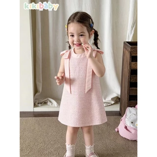 [90-150]Parry dress ชุดออกงาน ลายลูกไม้ เสื้อผ้าเด็กผู้หญิง ชุดเด็กกีกี้เบบี้ KP