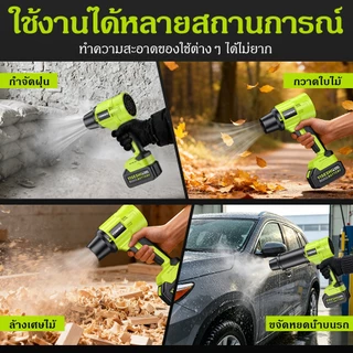 YISESHI เครื่องเป่าลมแรงสูง ฟรีหัวเป่า 2อัน โบลเวอร์ปรับความเร็วได้ไม่จำกัด โบลเวอร์เทอร์โบ ขจัดเศษอาคาร/ฝุ่นขี้ผง