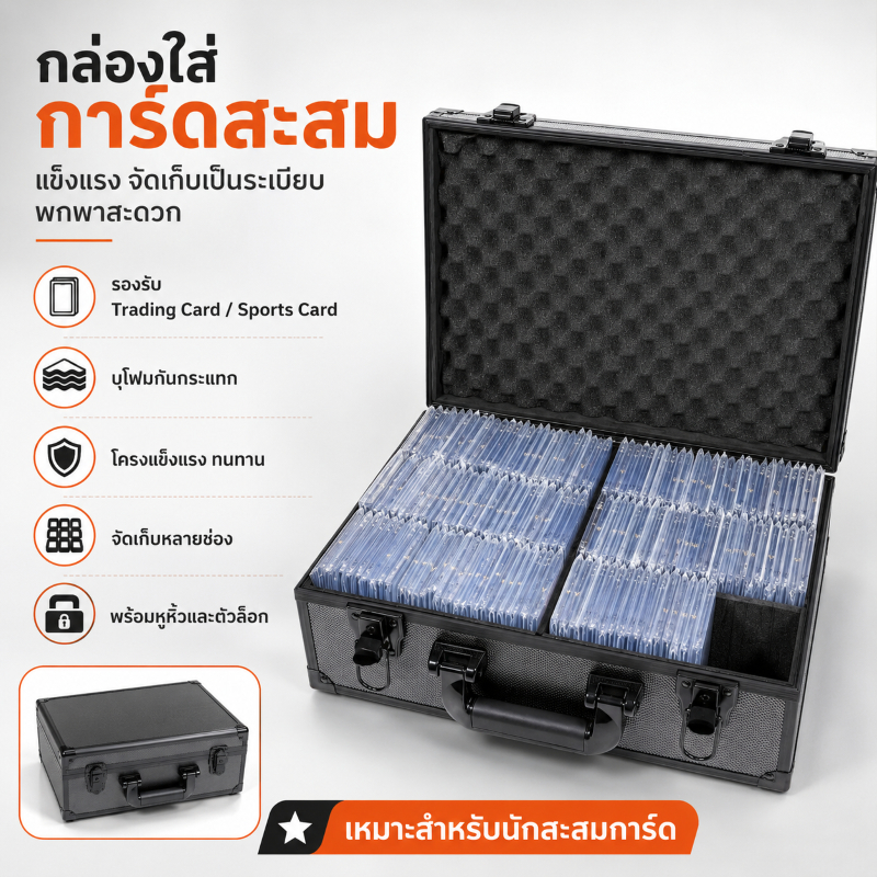 เคส/กล่องเก็บการ์ดสะสม PSA BGS CGC รองรับ Trading Card Sports Card ป้องกันการ์ด กันรอย กันฝุ่น ใช้งา