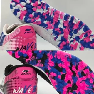 (PANลิขสิทธิ์💯)ไซส์ 39-45 รองเท้าร้อยปุ่ม หญ้าเทียม PAN WAVE III TRANSFORM TF หนังแท้ ***หนังวัว***