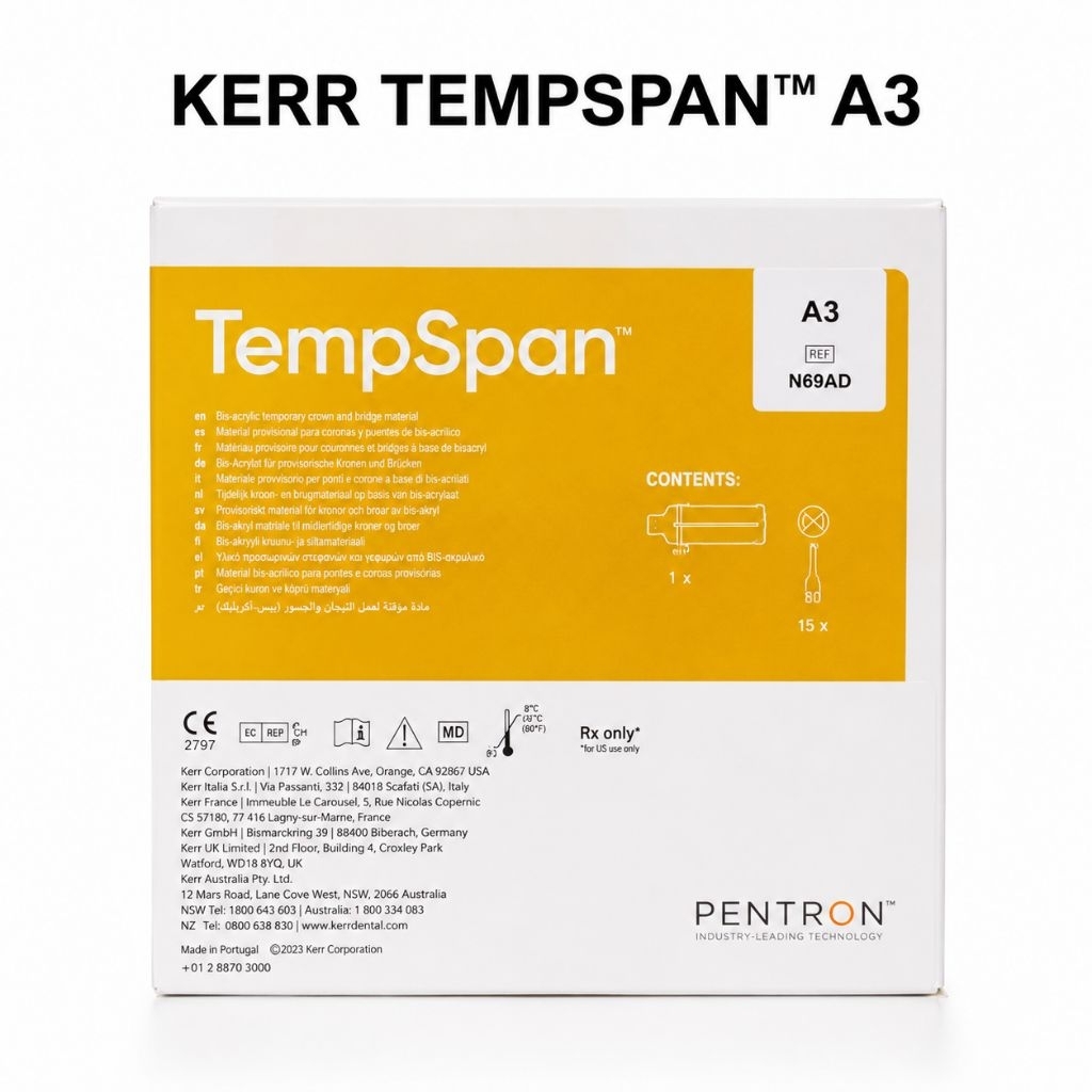 Kerr TempSpan™ A3   (Temporary Crown & Bridge Material)