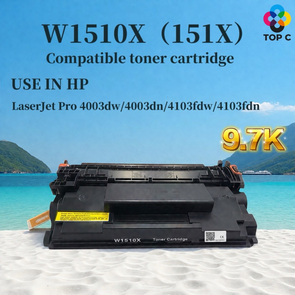 หมึกเทียบเท่า W1510X (151X) /หมึก hp151x/w1510a/1510/HP LaserJet Pro 4003dw/4003dn; 4103fdw/4103fdn