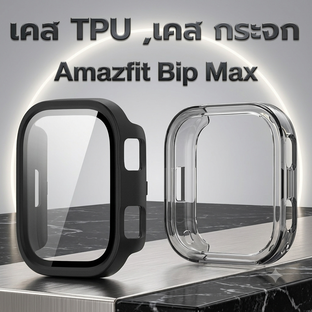 [พร้อมส่ง] film สาย เคส  Amazfit Bip Max เคสกันกระแทก เคส ca