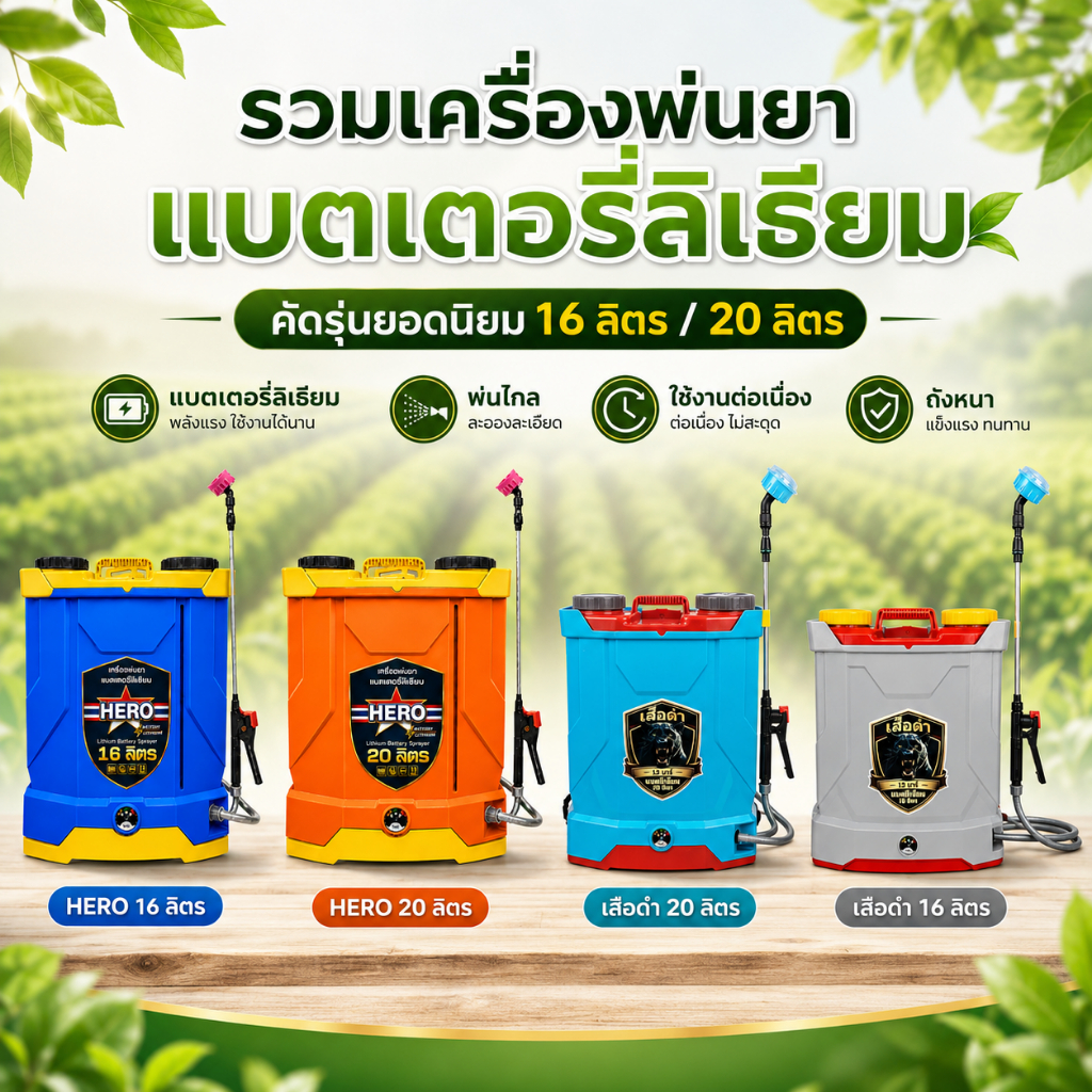 (ขายดีที่สุด) เครื่องพ่นยาแบตเตอรี่ winmax  สินค้าดี จัดส่งไว เก็บเงินปลายทาง รับประกัน 1 ปี