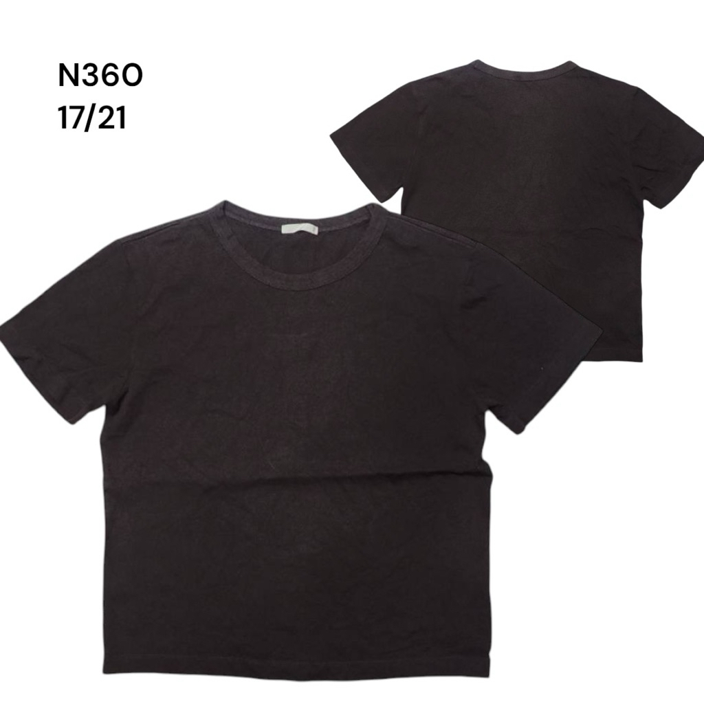 GU เสื้อยืดแขนสั้นจียู สีน้ำตาล N360