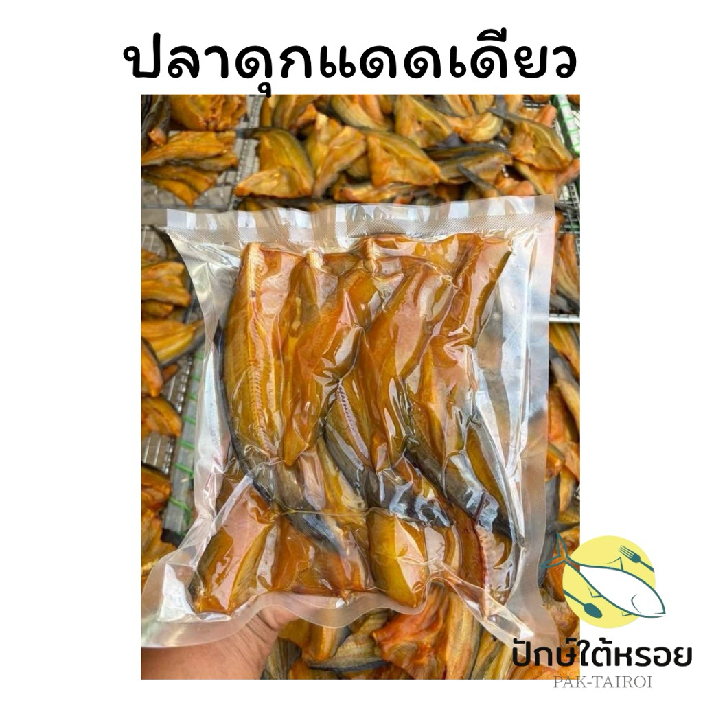 ปลาดุกแดดเดียว 500 กรัม แพคสุญญากาศ จาก ทะเลน้อย พัทลุง