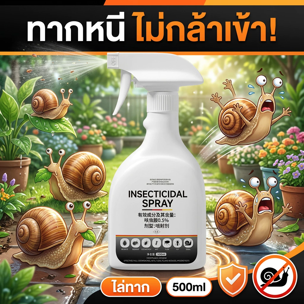 🐌จัดส่งไว🐌ยาฆ่าหอยทาก หอยทาก สารกําจัดหอยทาก ฉีดครั้งเดียว ป้องกันยาวนาน ยาฆ่าแมลงสาบ ไล่ยุง