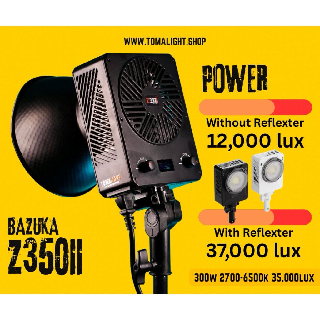 สต๊อกไทย กล่อง Z350II 300w 2700-6500K พกพาง่าย รูปที่ 6