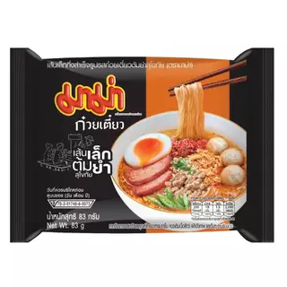 มาม่าก๋วยเตี๋ยวเส้นเล็กต้มยำสุโขทัย 89 กรัม | สินค้าใหม่ | มีทั้ง 1 ซอง และแพ็ก 4 ซอง | พร้อมส่ง