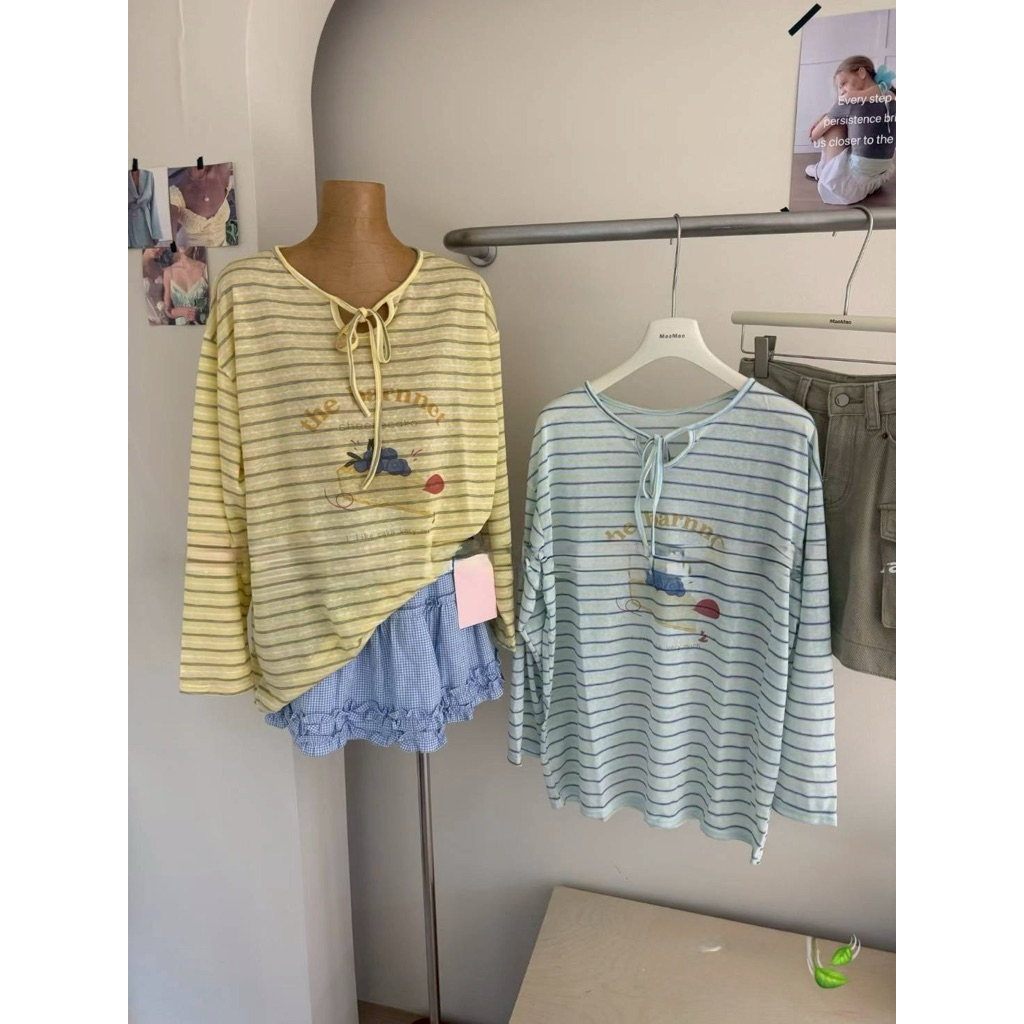 🫐🍰 Blueberry Cheese Cake Top เสื้อยืดแขนยาว