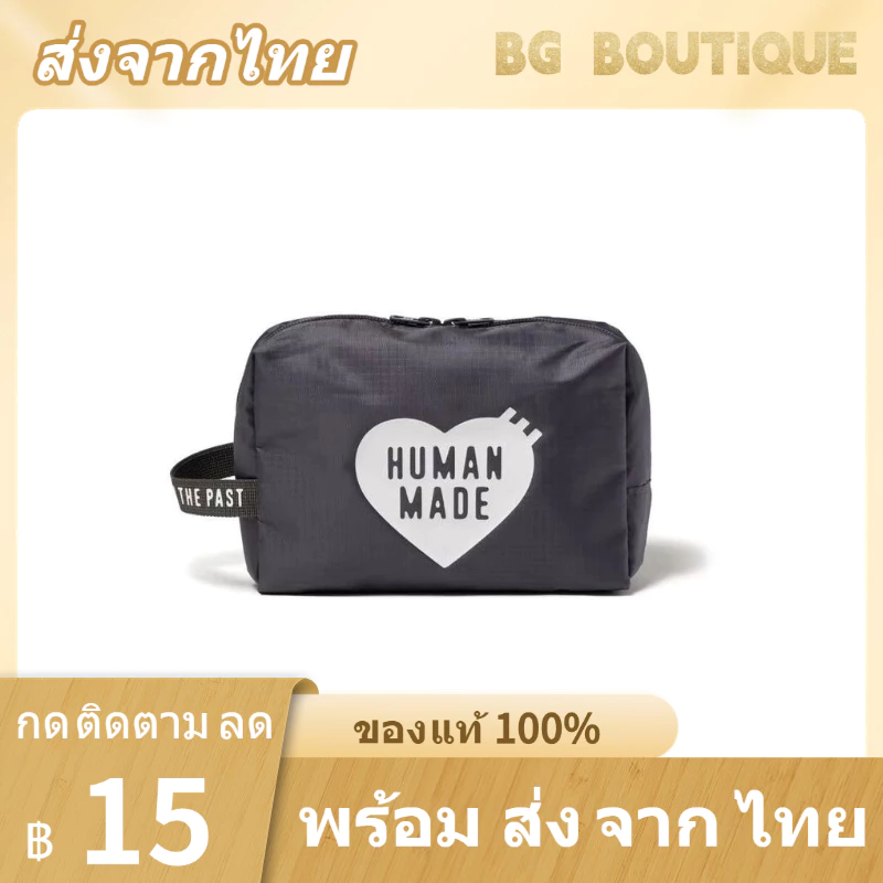 กระเป๋าแต่งหน้า ลายพิมพ์หัวใจ กระเป๋าใส่เครื่องสำอางพกพา กันน้ำ ทนทาน