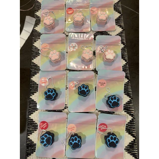 Paw Clicker keychain พวงกุญแจปุ่มกดคลายเครียด แป้นพิมพ์ ลายอุ้งเท้า