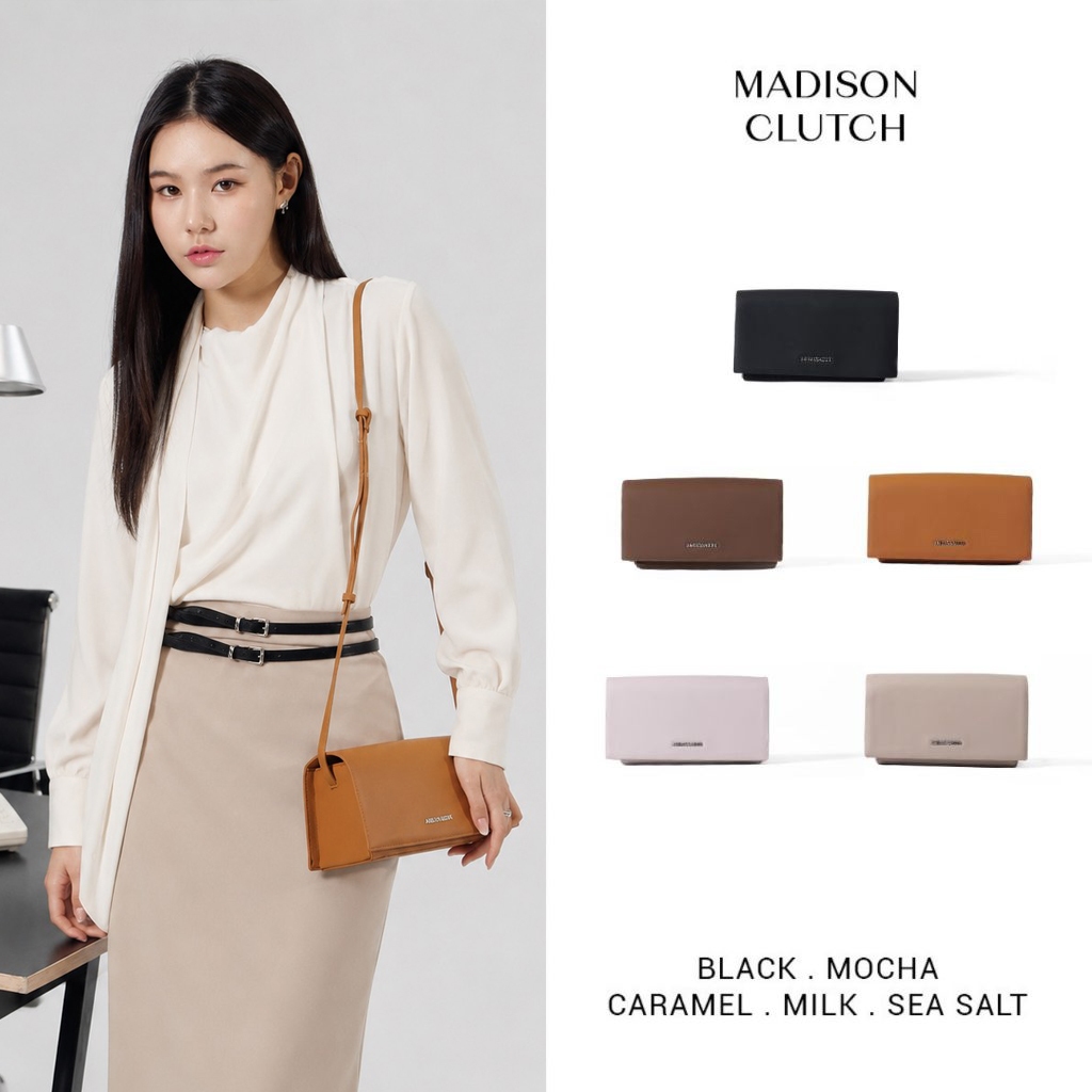 ABDSTORE | Madison Clutch Bag กระเป๋าสะพาย 8140 By Ambassador