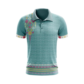 ไทยธรรม เสื้อโปโลลายขอสร้อยทองใส่ได้ทั้งชายและหญิง