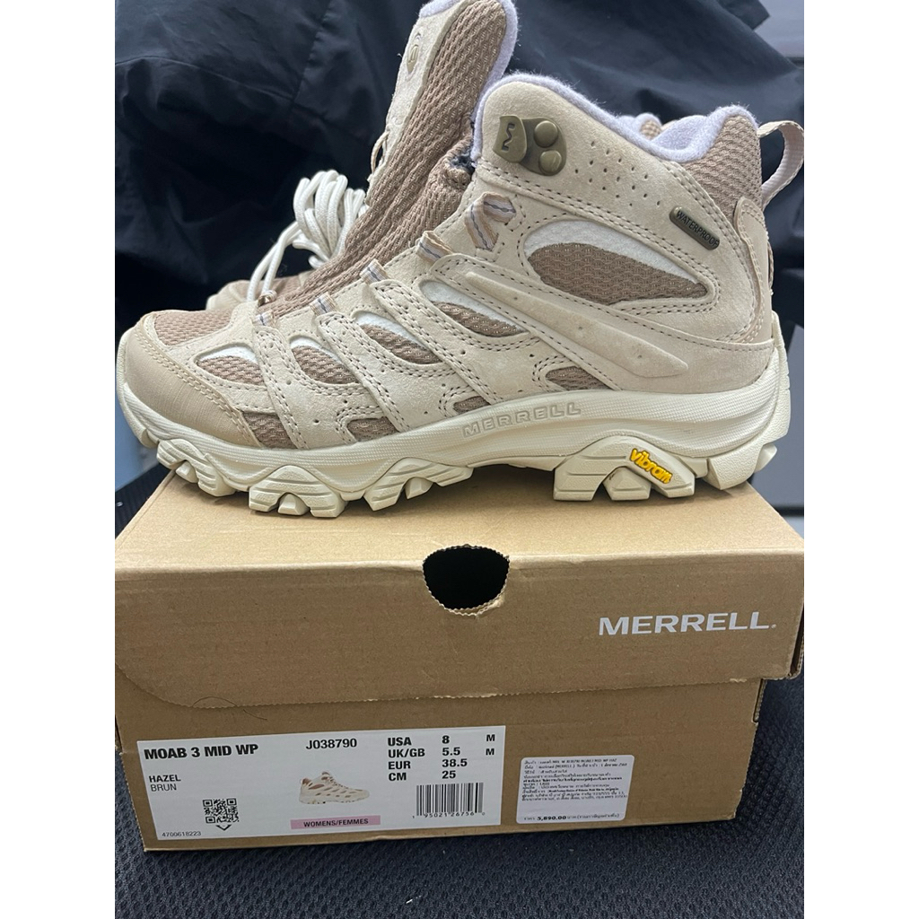 MERRELL Moab 3 Mid Waterproof รองเท้าเดินป่าผู้หญิง