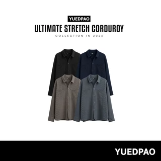 Yuedpao Ultimate Stretch Corduroy - Long Sleeve Shirt (2-Pocket) เสื้อเชิ้ตลูกฟูก เสื้อเชิ้ตแขนยาว ผ้าร่อง ทรงสวย (4 สี)