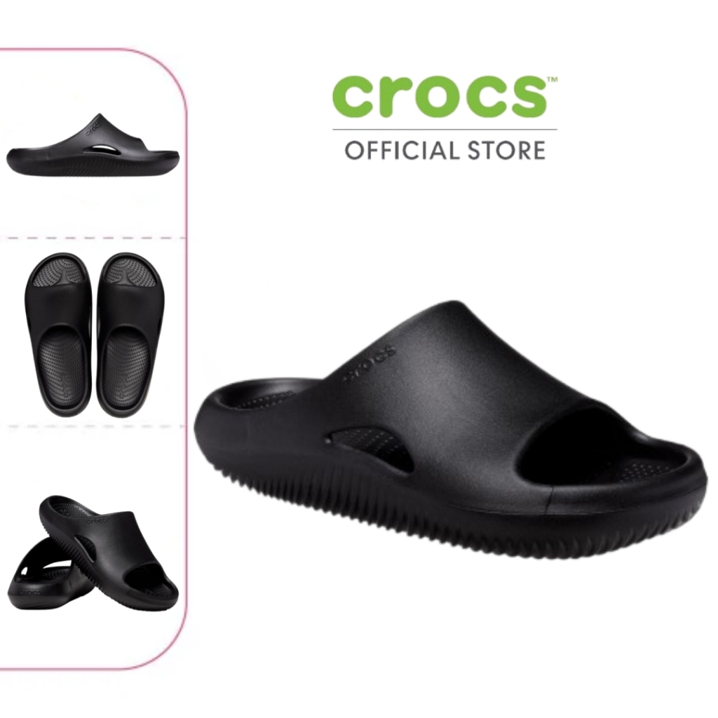 CROCS Mellow Slide รองเท้าแตะผู้ใหญ่ MELLOW RECOVERY SLIDE รุ่น 208392-001- BLACK