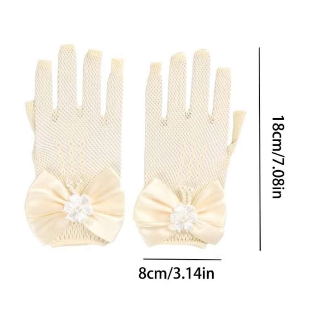 พร้อมส่ง จากไทย ถุงมือตาข่าย ใส่ได้ทั้งเด็ก/ผู้ใหญ่ รูปที่ 2