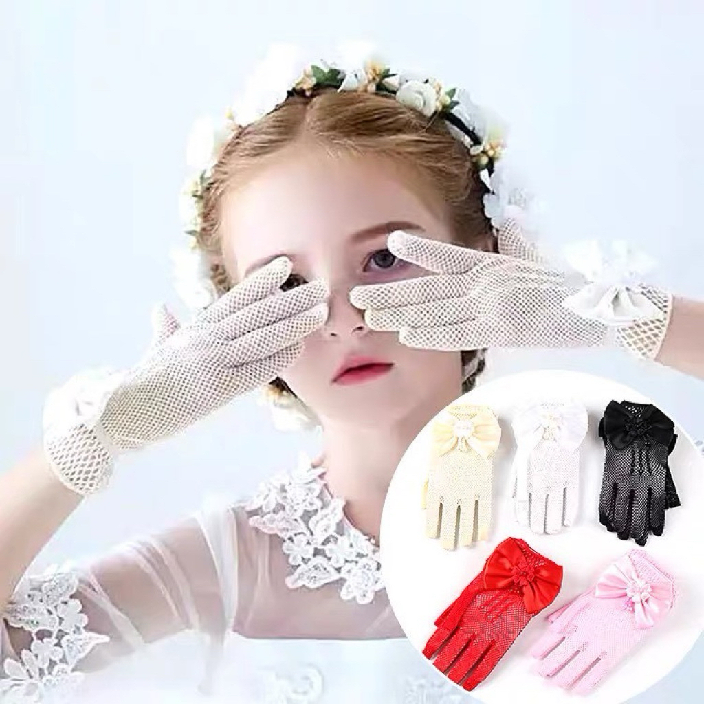 พร้อมส่ง จากไทย ถุงมือตาข่าย ใส่ได้ทั้งเด็ก/ผู้ใหญ่ รูปที่ 4