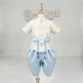 ชุดไทยเด็กผู้ชาย ชุดราชประแตนเด็ก ชุดท่านขุนมีมากกว่า 10สีไซส์1-10 ขวบ
