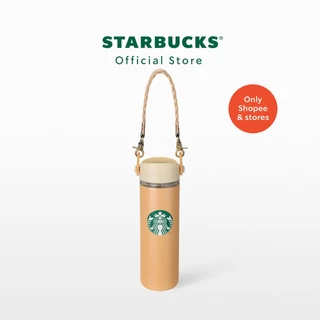 Starbucks Stainless Steel Tropical Whimsy with Strap Tumbler 16oz. ทัมเบลอร์สตาร์บัคส์สแตนเลสสตีล ขนาด 16ออนซ์ A11182761