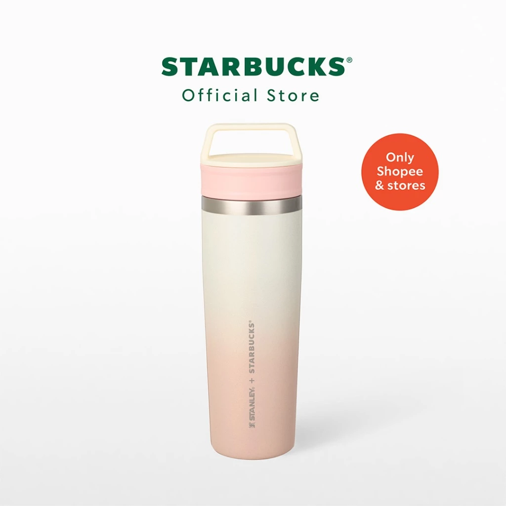 Starbucks Stainless Steel Tropical Whimsy STANLEY Tumbler 20oz. ทัมเบลอร์สตาร์บัคส์สแตนเลสสตีล ขนาด 20ออนซ์ A11185638