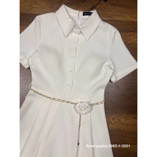 พร้อมส่ง เติม S-XL⚡️ ชุดเดรสสีขาว เรียบหรู สวยหรูโดดเด่น แบบฉบับคนรวย งานบุญ งานบวช ( RM 9153 8947