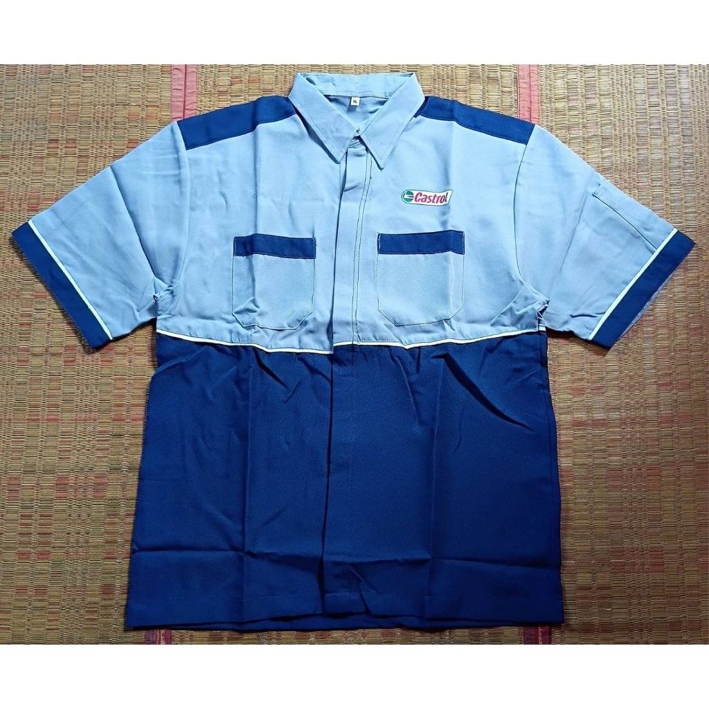 เสื้อช็อปช่างน้ำมันเครื่อง Castrol