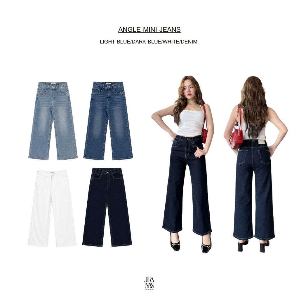 JS12168 - ขากระบอกเล็ก Angle Mini Jeans (special 11.11)