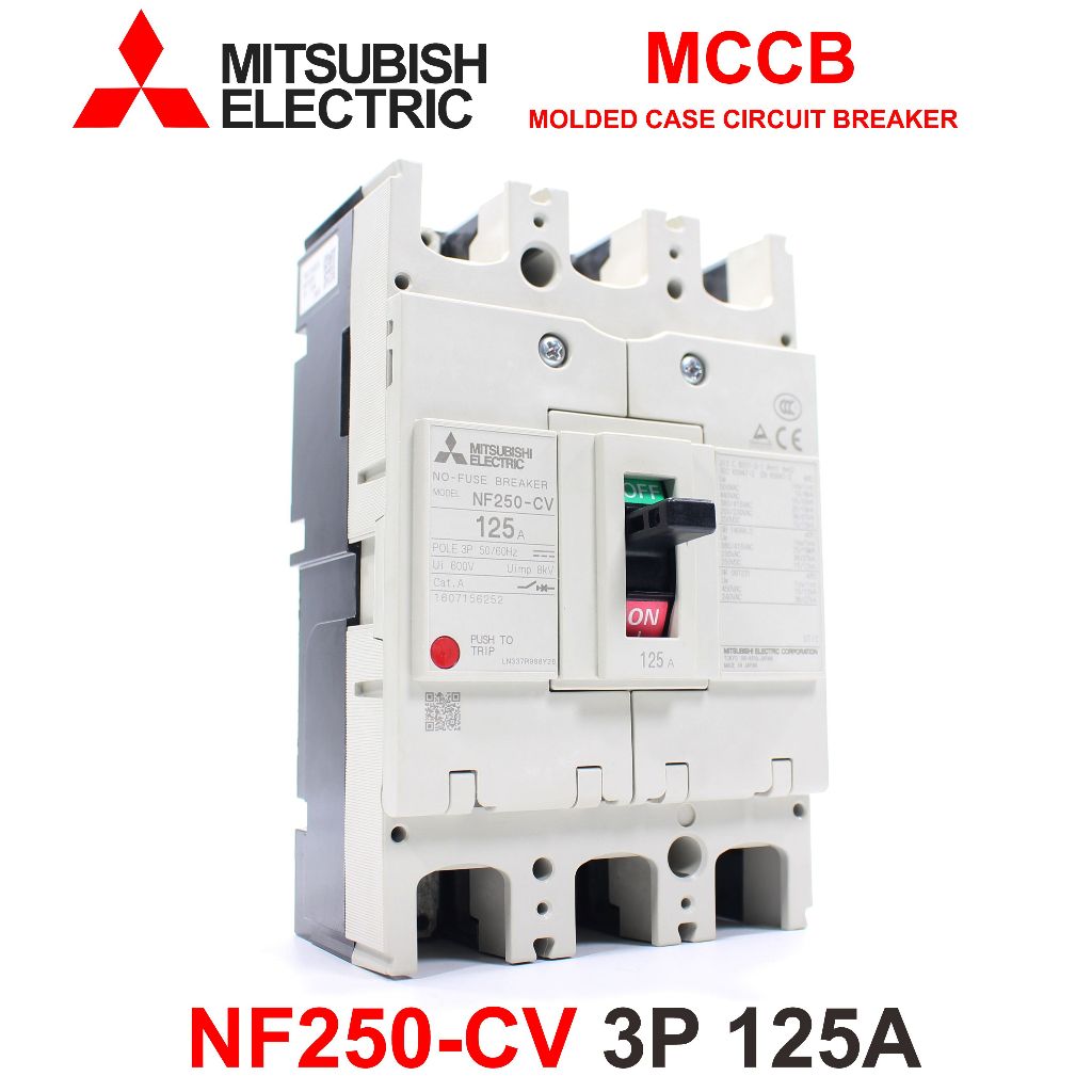 NF250-CV MITSUBISHI NF250-CV MCCB NF250-CV เบรคเกอร์ NF250-CV 3P 125A MITSUBISHI NF250-CV 3P 125A MI