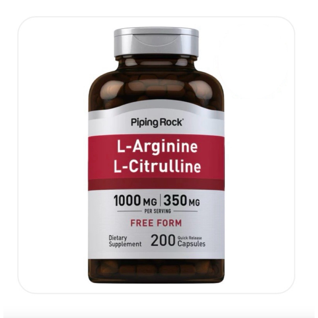 L-Arginine L-Citruline 1000/350 Mg 200 Capsules