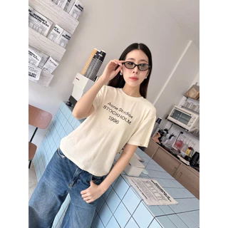 Ac T-Shirt เสื้อยืดแบรนด์ดัง ดีเทลสกรีน ผ้าสลาฟใส่สบาย น่ารักมากกก ชนช็อปเกาหลีเลยค้า