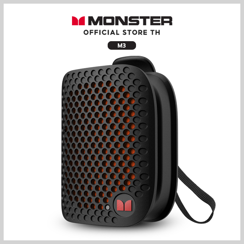 Monster M3 ลำโพงบลูทูธ 5.4 มินิ พกพา TWS สเตอริโอ เบสหนัก HiFi เสียงดัง กำลัง 6W